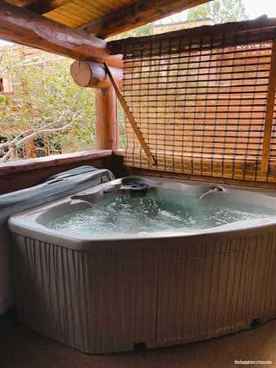 24 Hours In And Around Telluride The Happiness Function   Chipeta Sun Lodge Balcony Hot Tub 