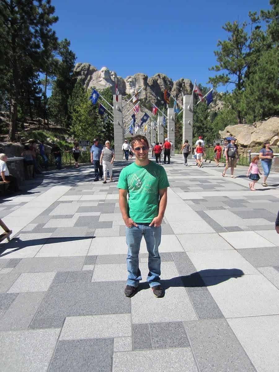Avenue of Flags at Mount Rushmore.
