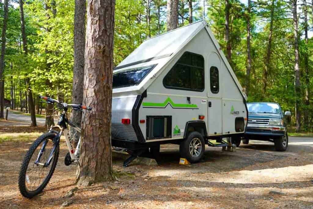 Aliner Ranger 12 camper at campground