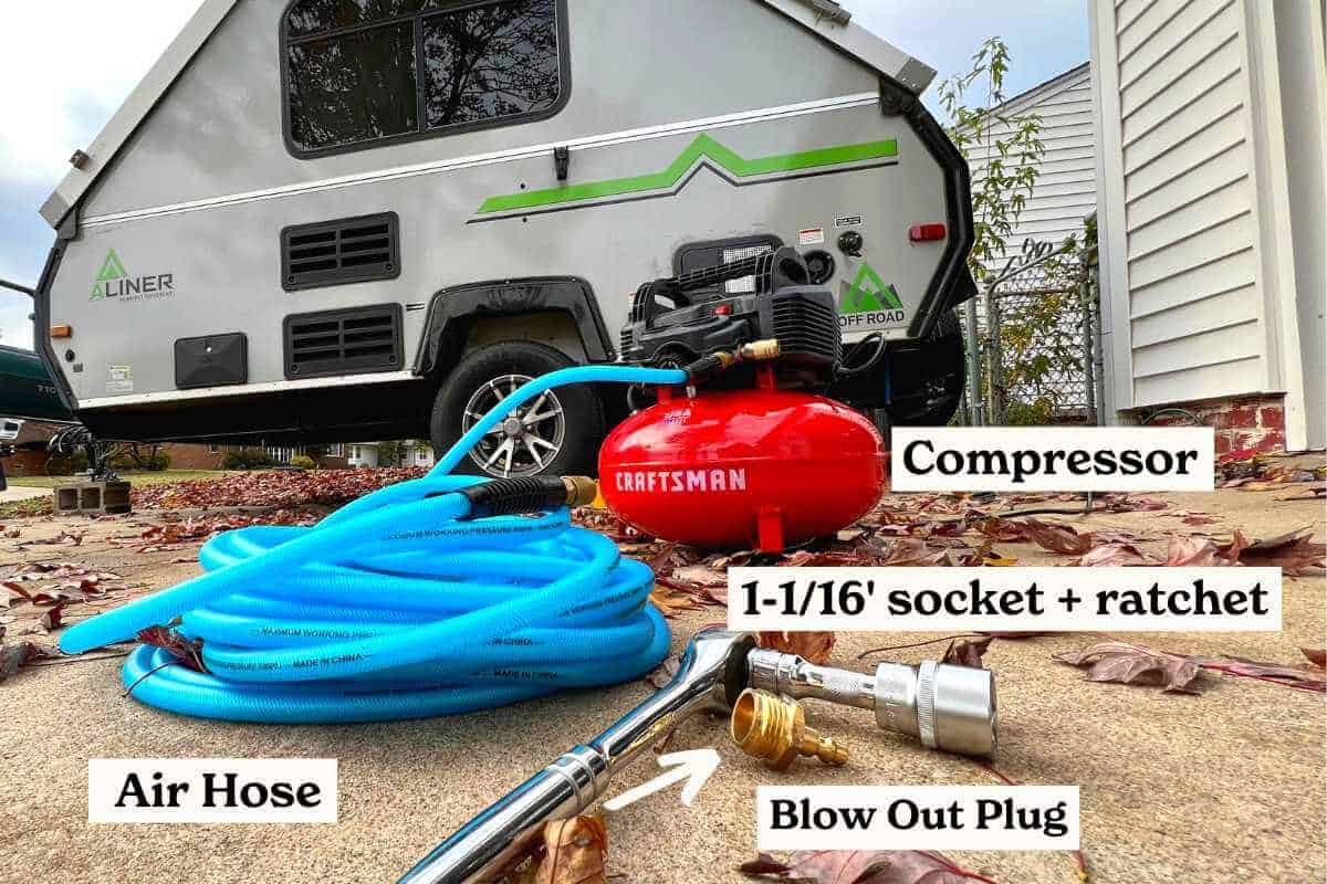 equipment-to-winterize-aliner-camper