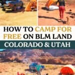 camping on BLM land in Colorado and Utah