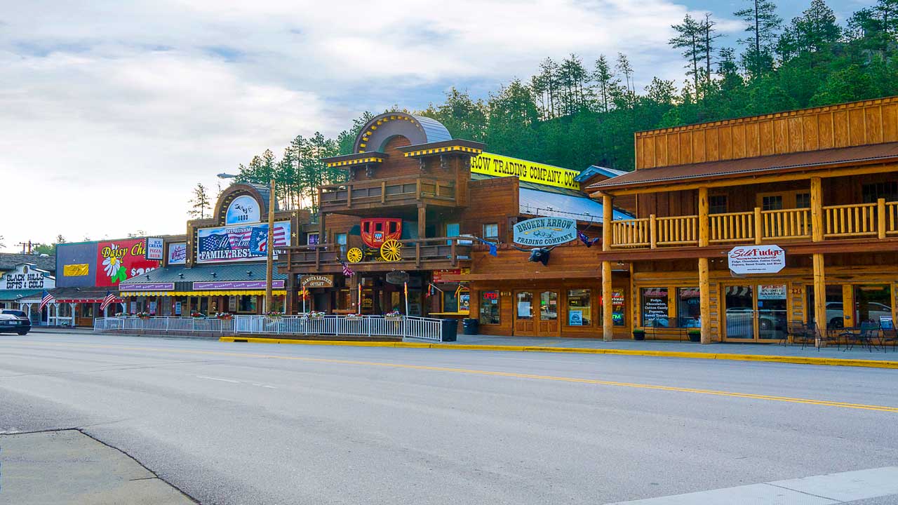 Keystone, South Dakota, is the closest city in the Black Hills to Mount Rushmore.