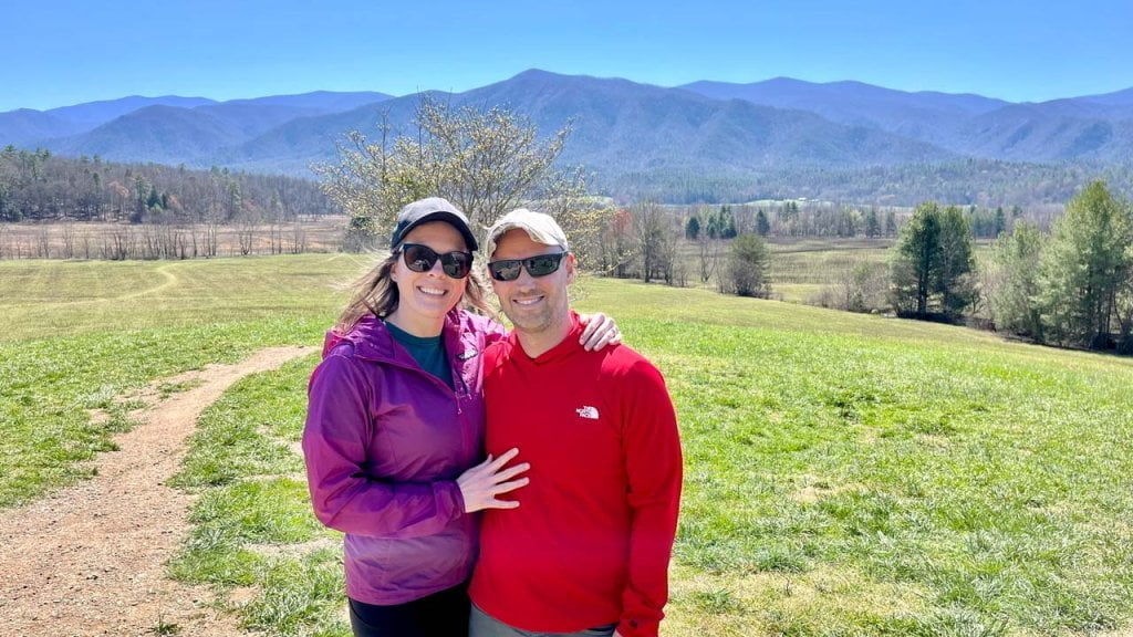 Ashlee and Pablo at Cades Cove.