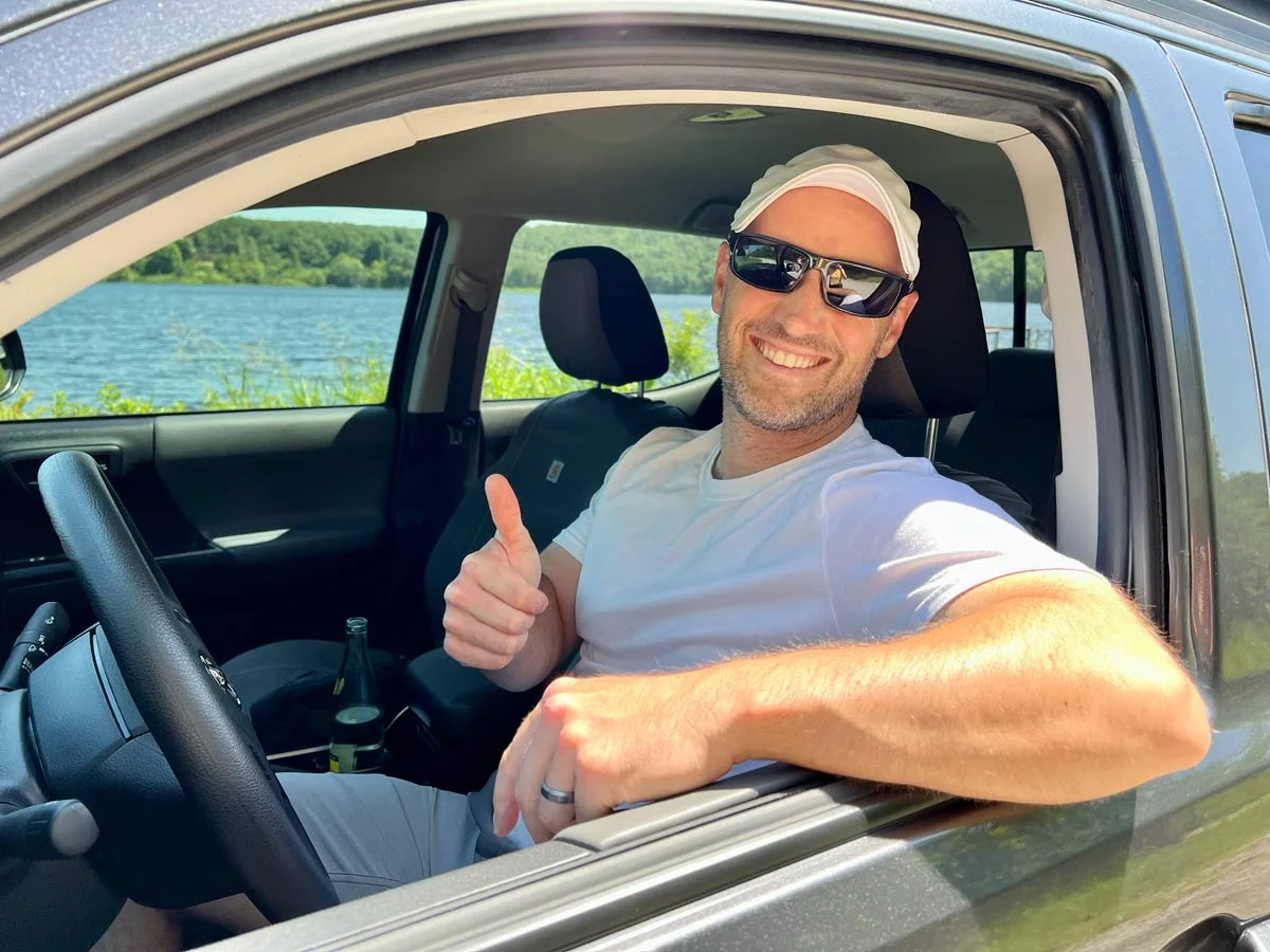 Driving 2023 Toyota Tacoma double cab