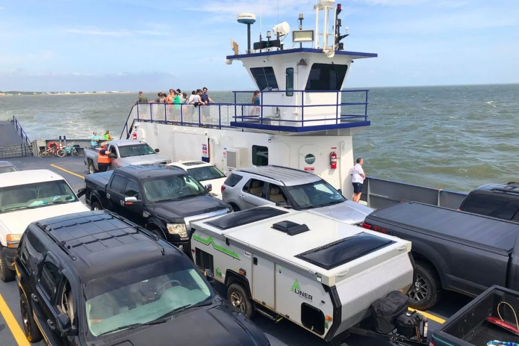 Riding the Mobile Bay Ferry from Dauphin Island, Alabama