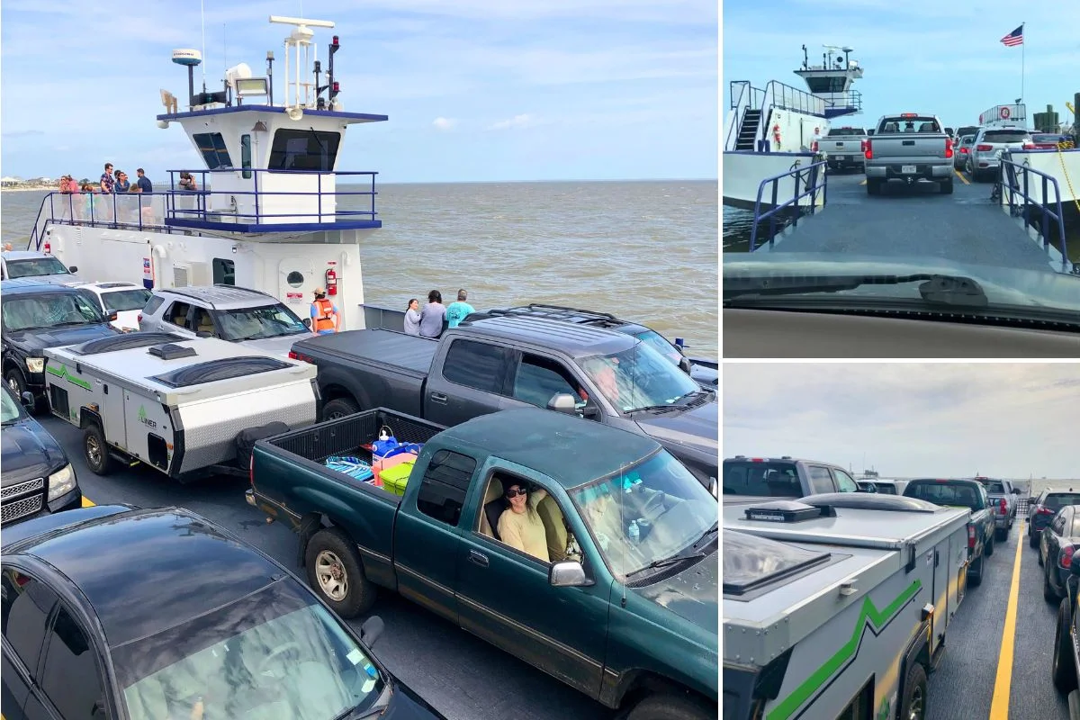 Taking the Dauphin Island Ferry