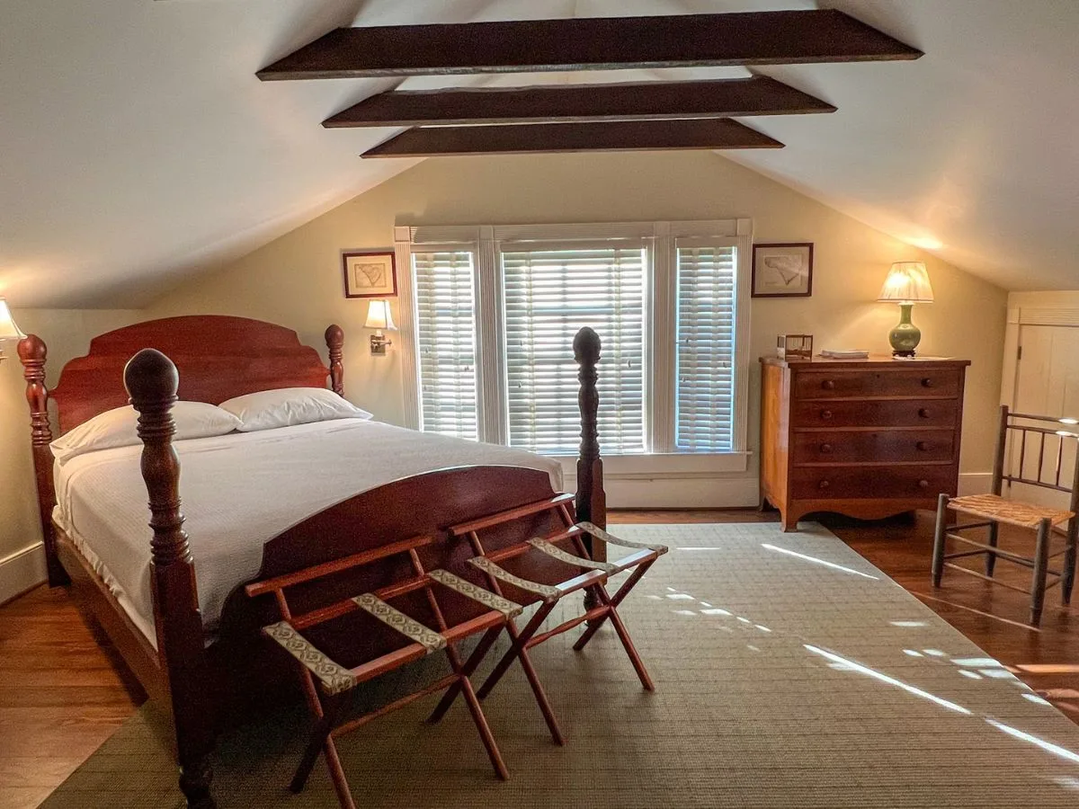 Walkup attic suite at the Kilburnie Inn B&B