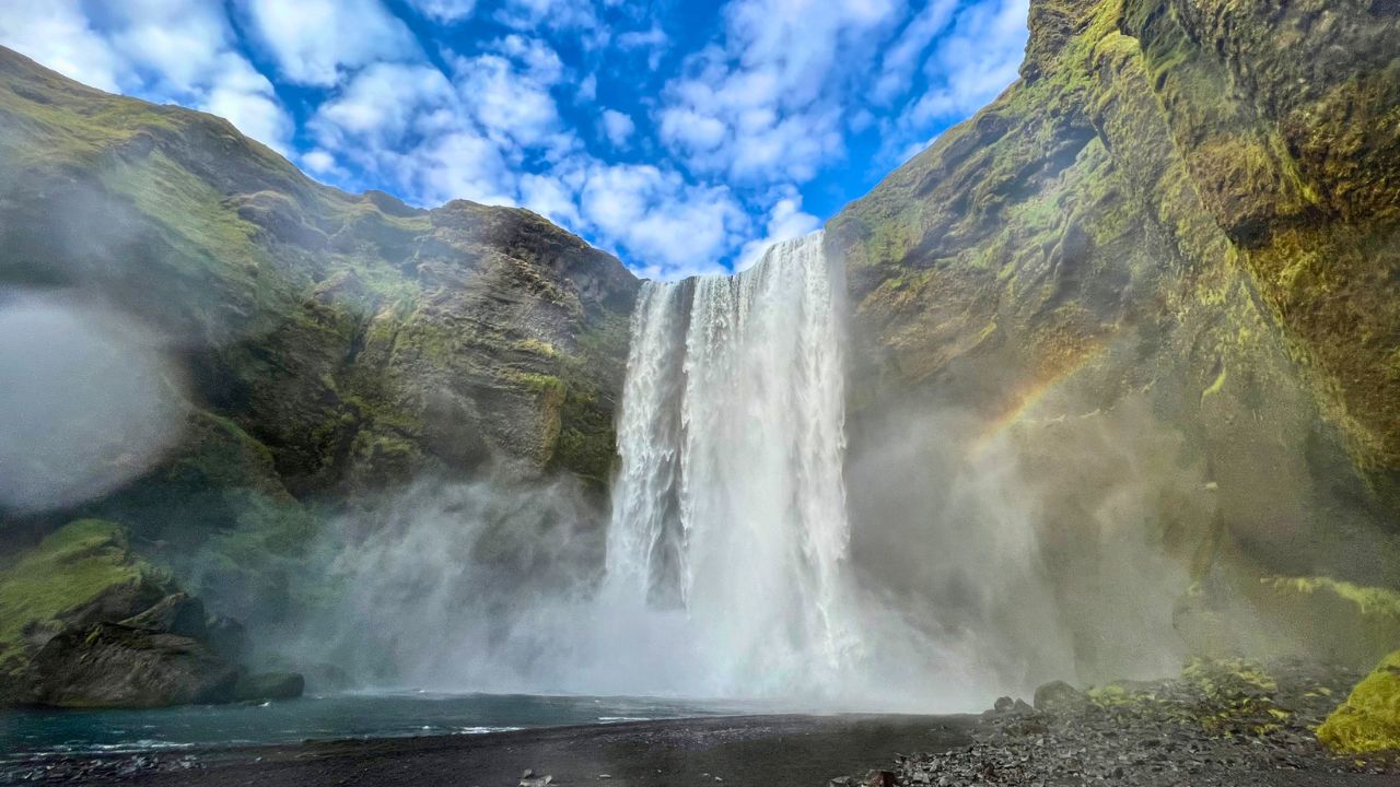 Skógafoss waterfall