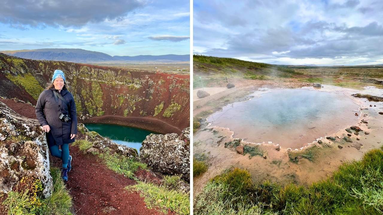 Kerið Crater / Geysir Geothermal Area