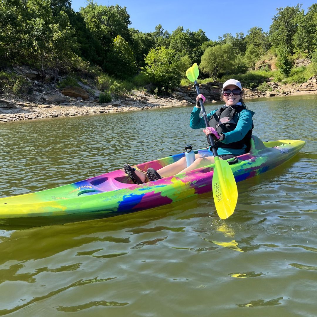 Kayaking in Oklahoma, Lake Skiatook